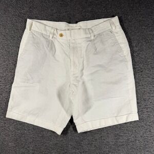 Suitsupply Mens White Linen Cotton Tessuti di Sondrio Shorts Size 32
